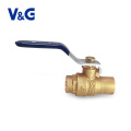 1/2" Inch Valogin 600WOG Lead-Free Solder Brass Ball Valve With Waste